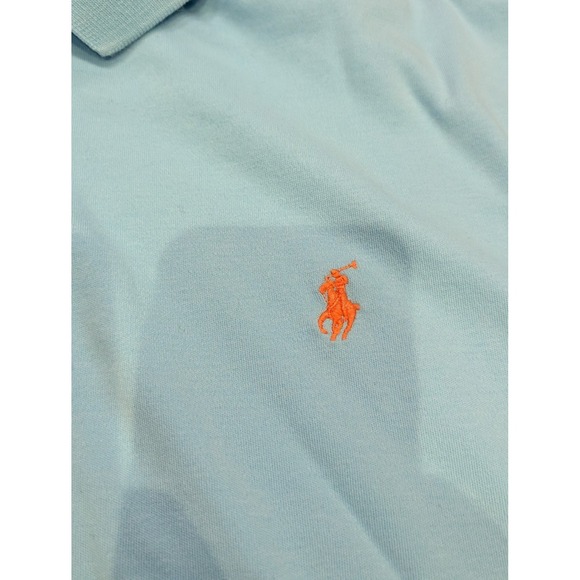 Polo Ralph Lauren Polo Shirt Mens XL Classic Fit Short Sleeve Orange Pony Golf‎ - Picture 4 of 7